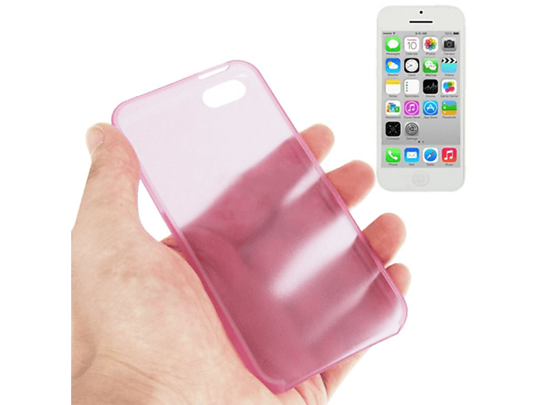 iPhone Backcover, KÖNIG DESIGN 5c, Handyhülle, Apple, Rosa