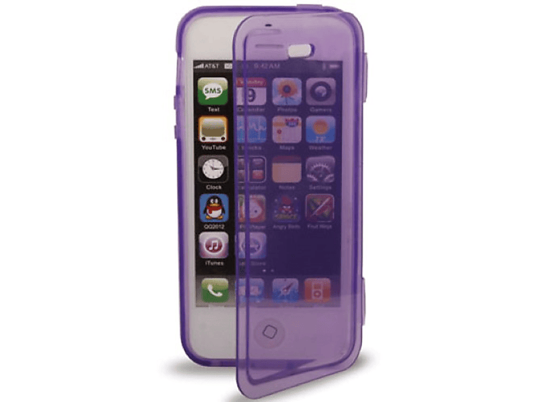 / SE, / Handyhülle, 5 Violett iPhone DESIGN Backcover, Apple, 5s KÖNIG