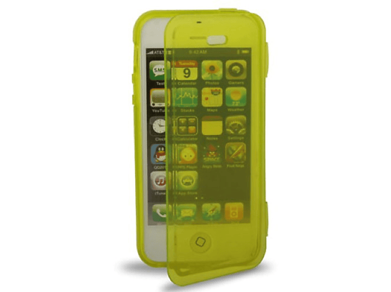 KÖNIG DESIGN Handyhülle, Backcover, Apple, iPhone 5 / 5s / SE, Gelb | Backcover