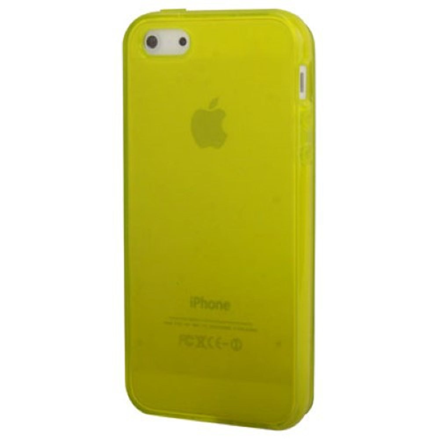 / iPhone 5 SE, Backcover, Apple, DESIGN Gelb Handyhülle, KÖNIG / 5s