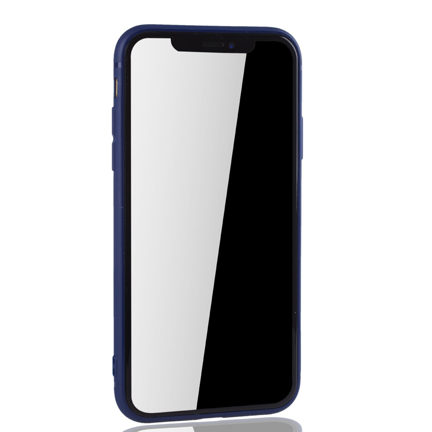 KÖNIG DESIGN Handyhülle, iPhone XR, Blau Apple, Backcover