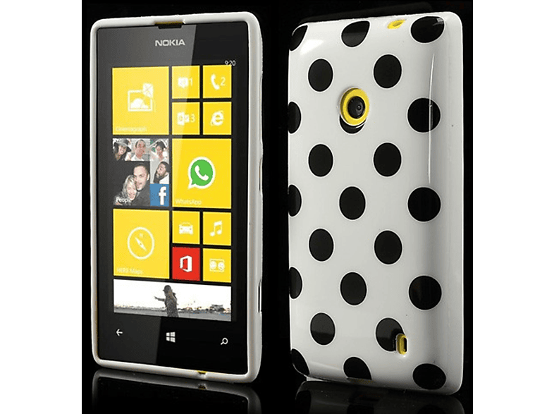 KÖNIG DESIGN Handyhülle, Backcover, Weiß 520, Lumia Nokia