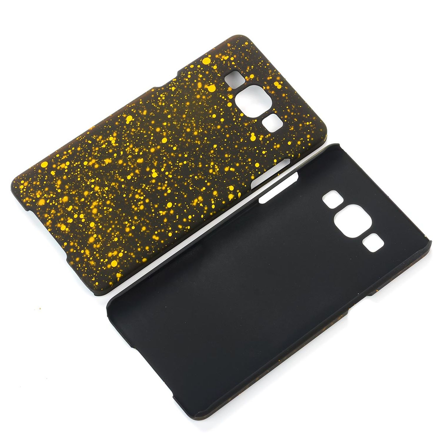 Backcover, Samsung, KÖNIG DESIGN Galaxy Handyhülle, (2015), A5 Schwarz