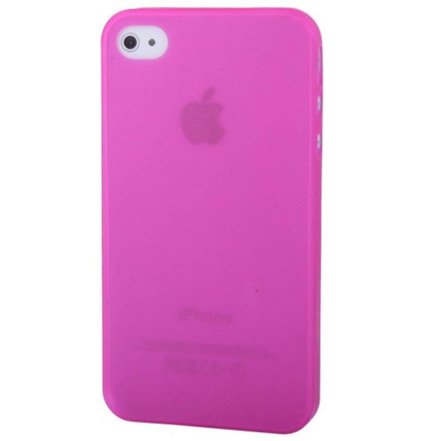 Rosa Apple, / Backcover, Handyhülle, 4 iPhone 4s, KÖNIG DESIGN