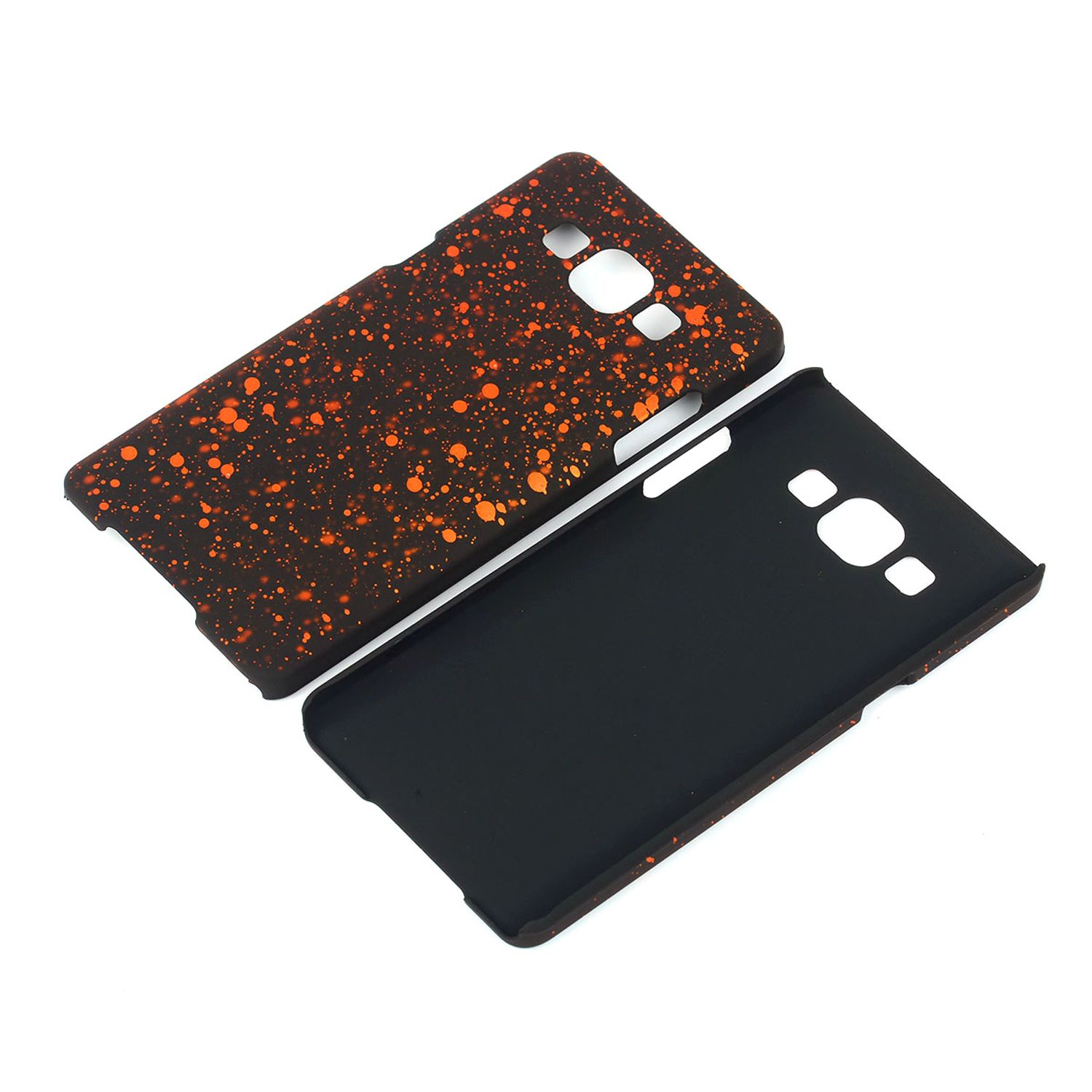 KÖNIG DESIGN Handyhülle, Backcover, (2015), Schwarz Galaxy A5 Samsung