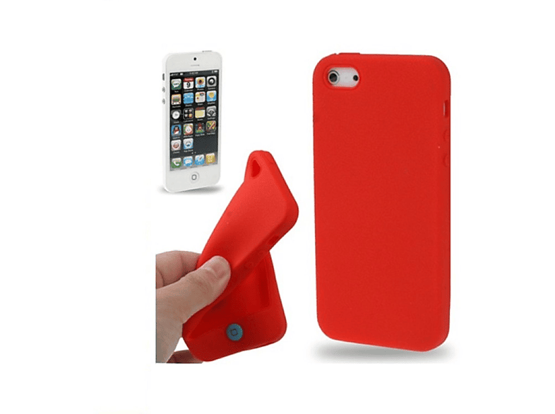 KÖNIG DESIGN Handyhülle, Backcover, Apple, / SE, / 5 Rot 5s iPhone