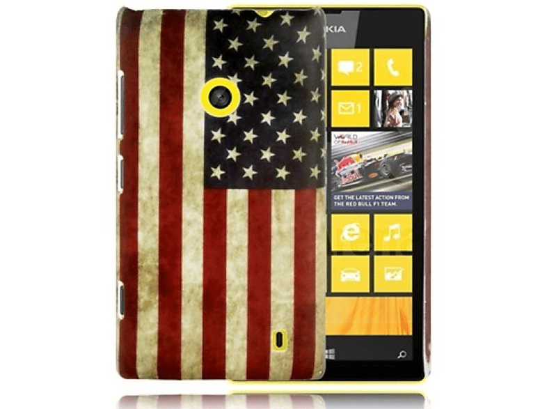 Backcover, KÖNIG DESIGN Nokia, Lumia Handyhülle, Mehrfarbig 520,