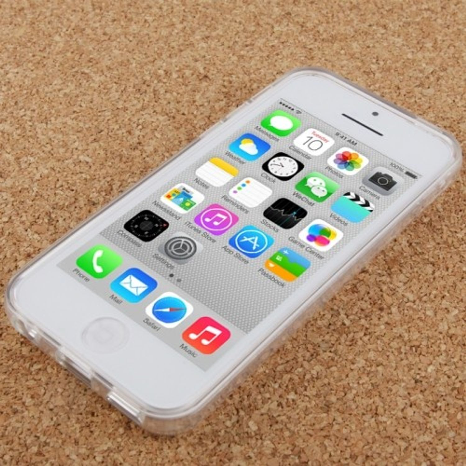 KÖNIG DESIGN Handyhülle, Apple, Transparent iPhone 5c, Backcover