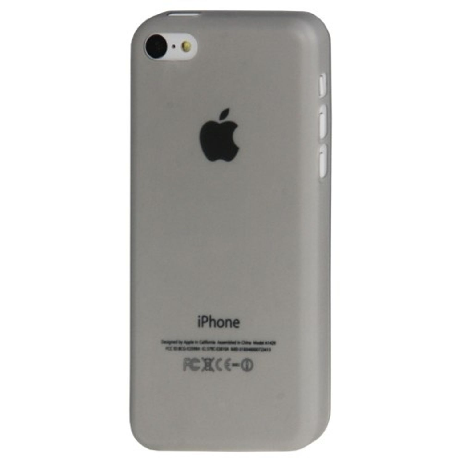 KÖNIG DESIGN Handyhülle, Backcover, Apple, 5c, Grau iPhone