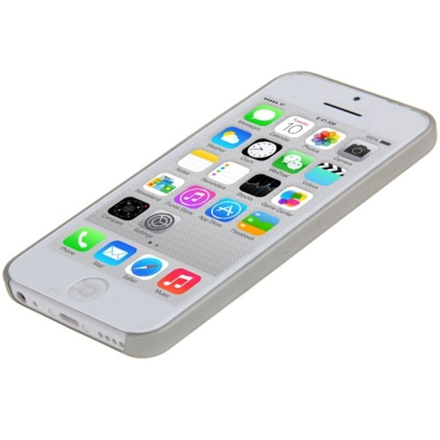 5c, iPhone DESIGN Grau Handyhülle, Backcover, Apple, KÖNIG