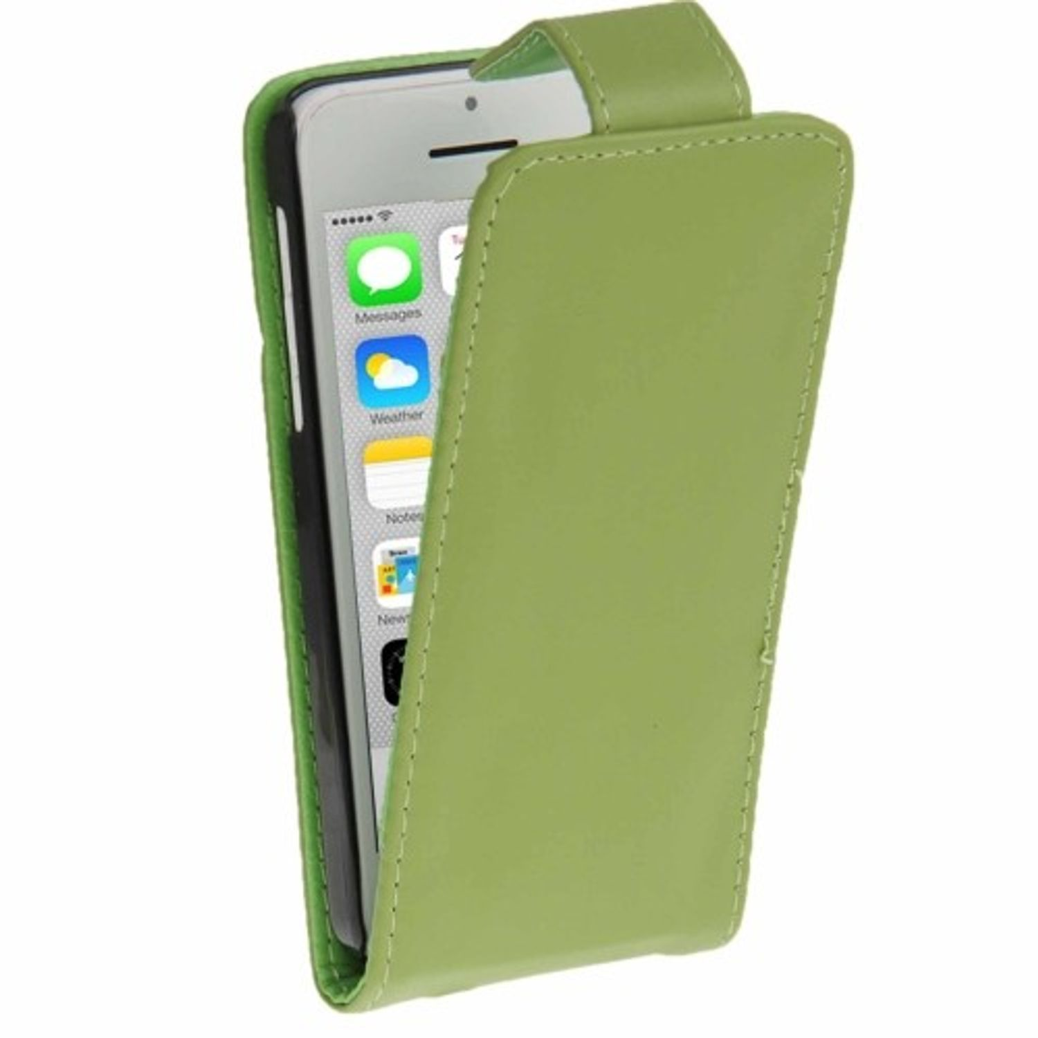 KÖNIG DESIGN iPhone Apple, Grün 5c, Handyhülle, Backcover