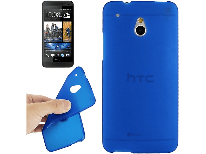 KÖNIG DESIGN Backcover, Blau Mini, Handyhülle, HTC, One