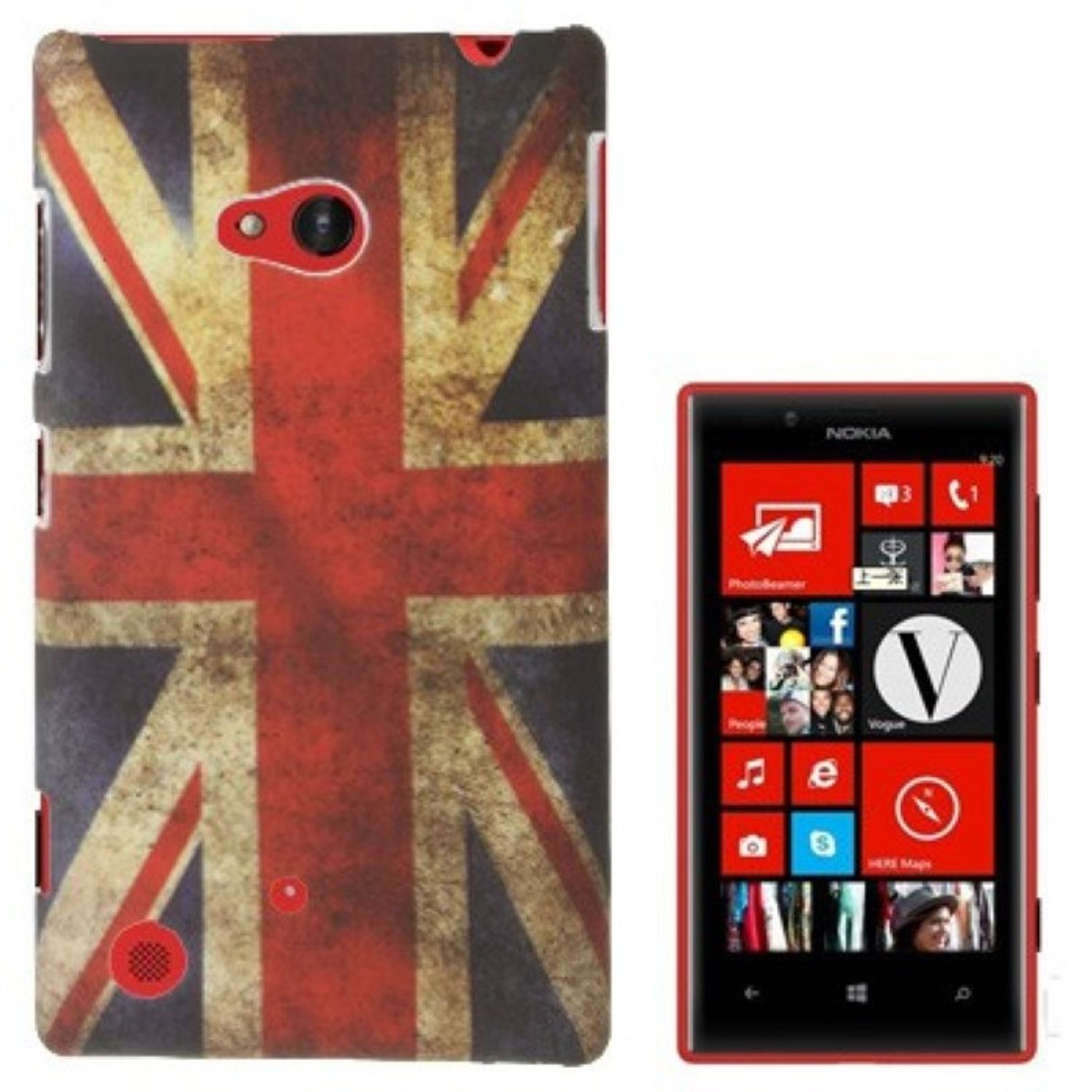 Lumia Nokia, 720, DESIGN KÖNIG Backcover, Mehrfarbig Handyhülle,