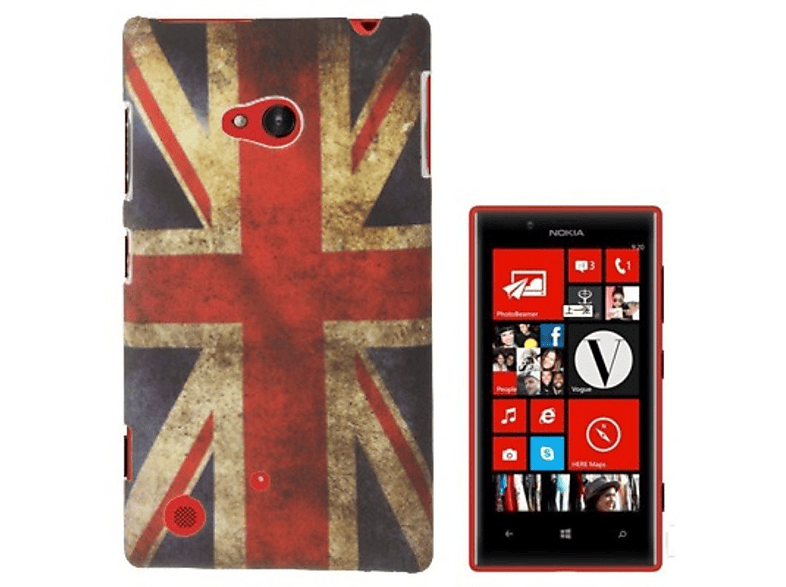 KÖNIG DESIGN Handyhülle, Backcover, Lumia Nokia, 720, Mehrfarbig