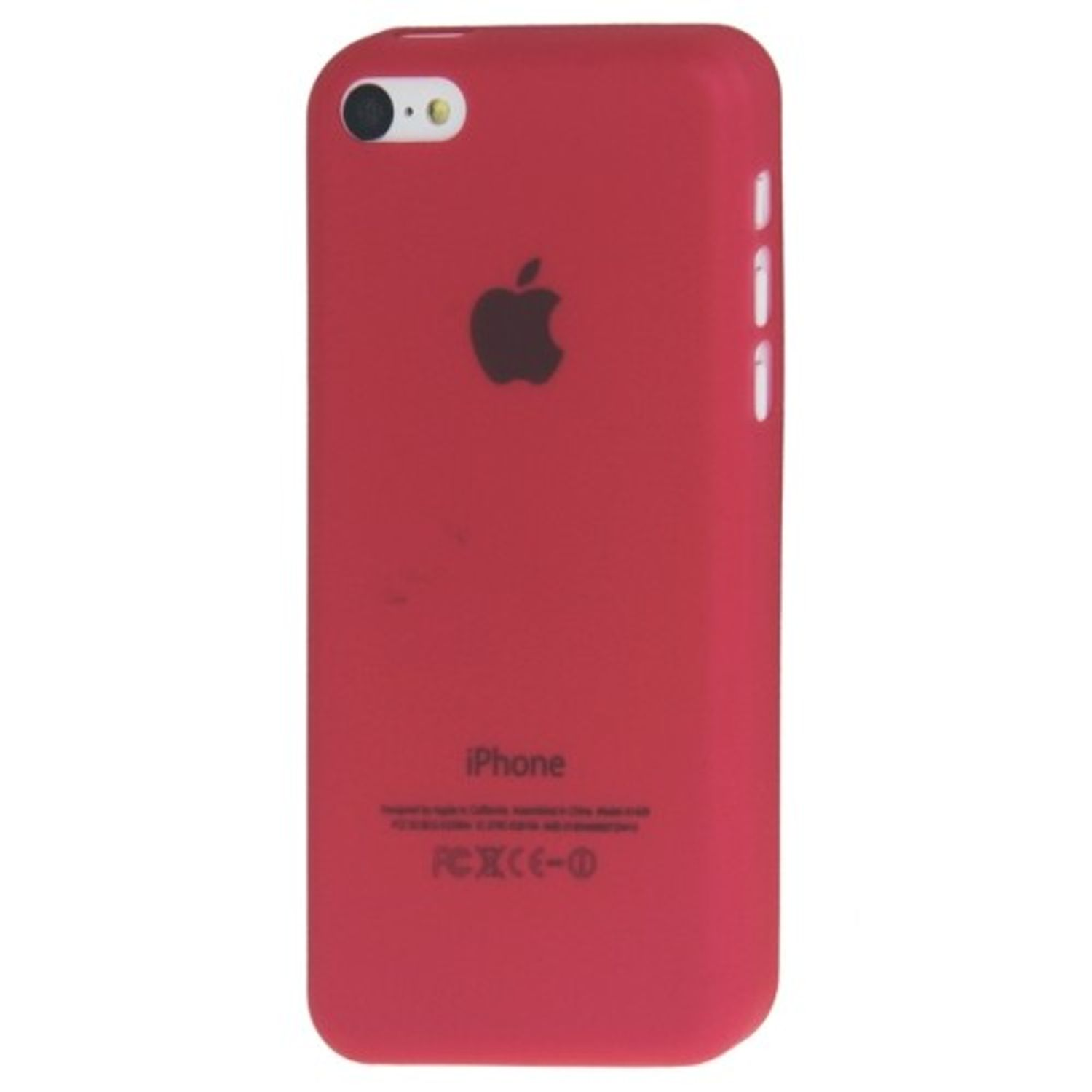 KÖNIG DESIGN Apple, Handyhülle, iPhone Backcover, Rot 5c