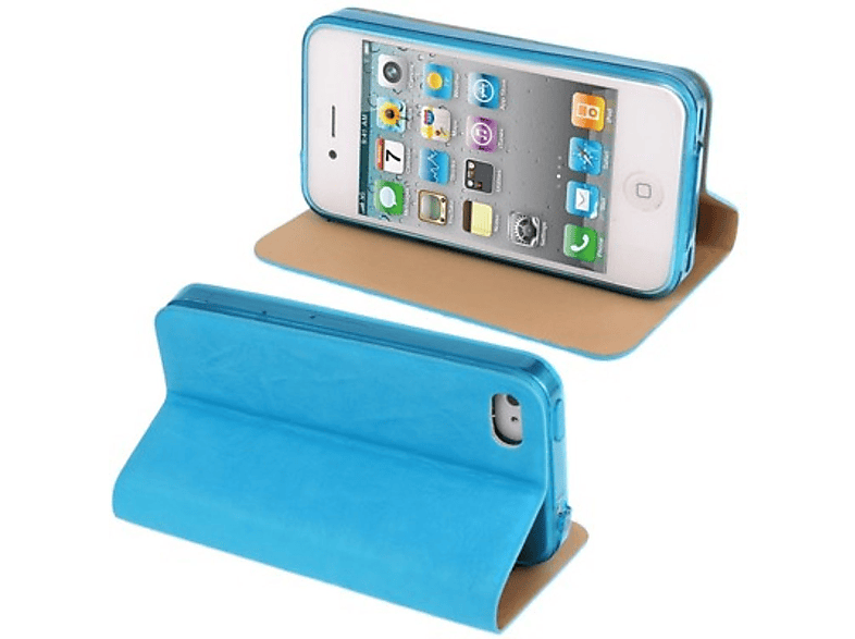 KÖNIG DESIGN Handyhülle, Backcover, Apple, iPhone 4 / 4s, Blau
