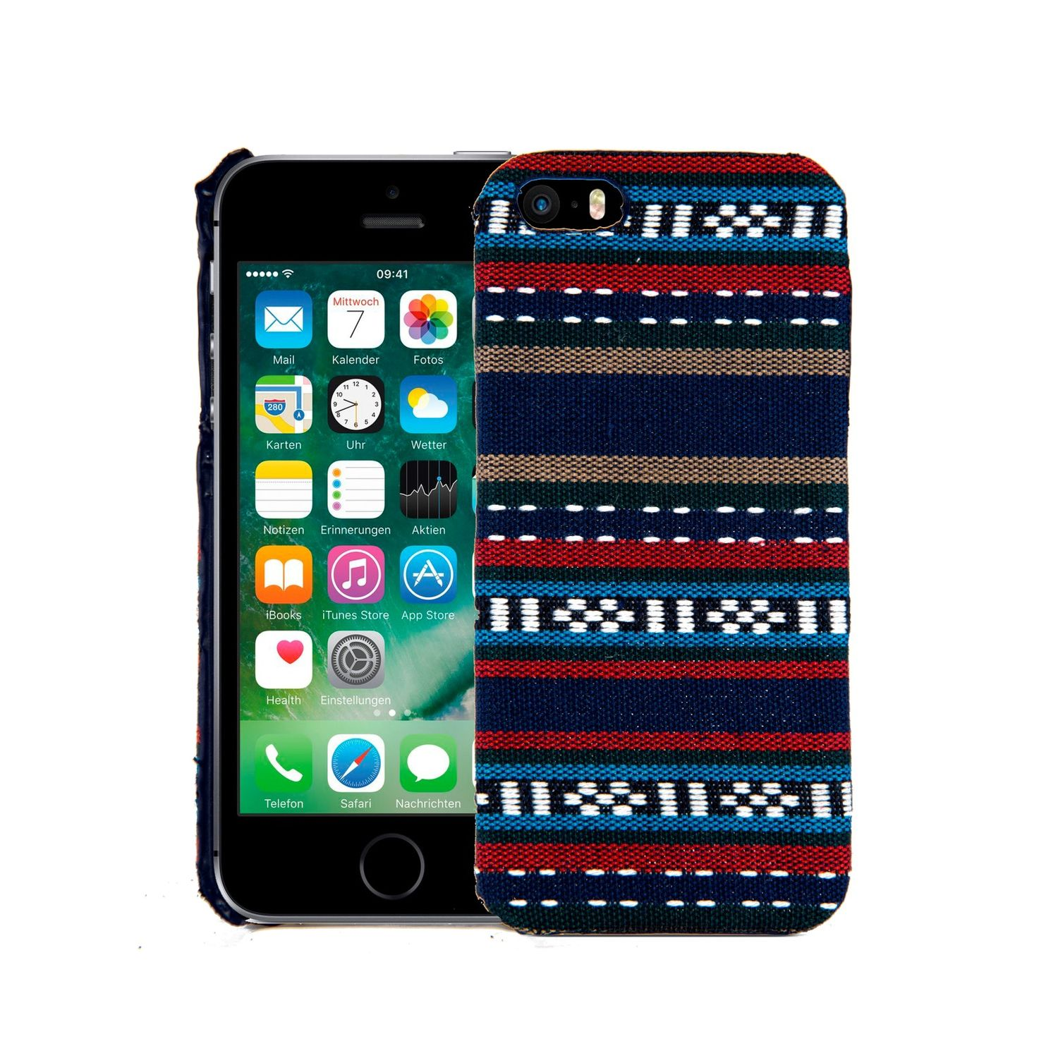 Handyhülle, iPhone / 5s Blau 5 SE, Apple, Backcover, / KÖNIG DESIGN