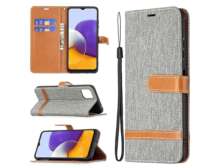 Galaxy 40 Bookcover, Samsung, 5G, A22 Book DESIGN KÖNIG Case,