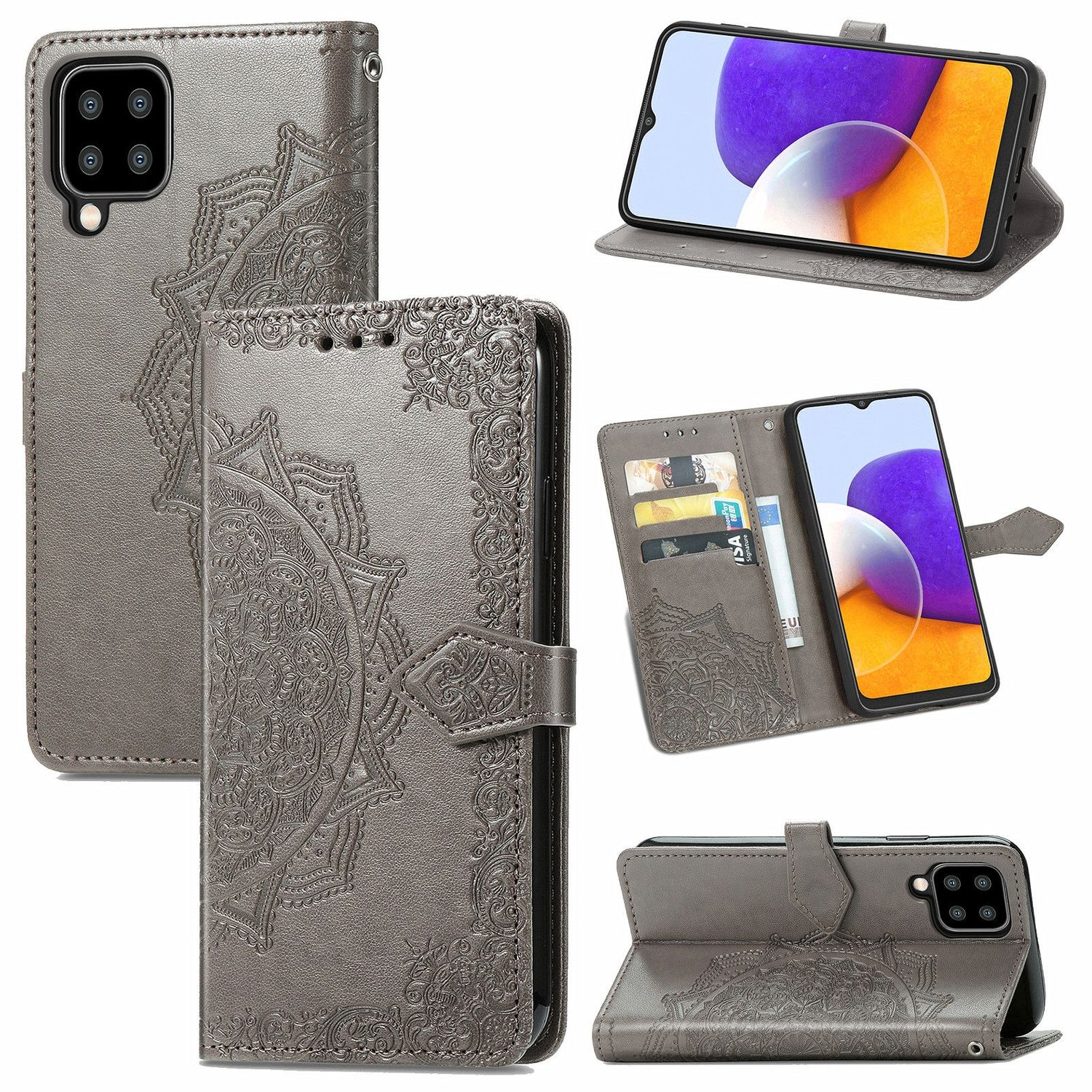 Case, 5G, KÖNIG DESIGN Galaxy Bookcover, A22 40 Book Samsung,