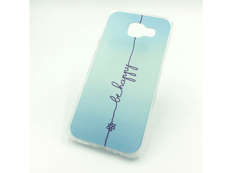 Backcover, Blau DESIGN Handyhülle, (2016), A3 KÖNIG Galaxy Samsung,
