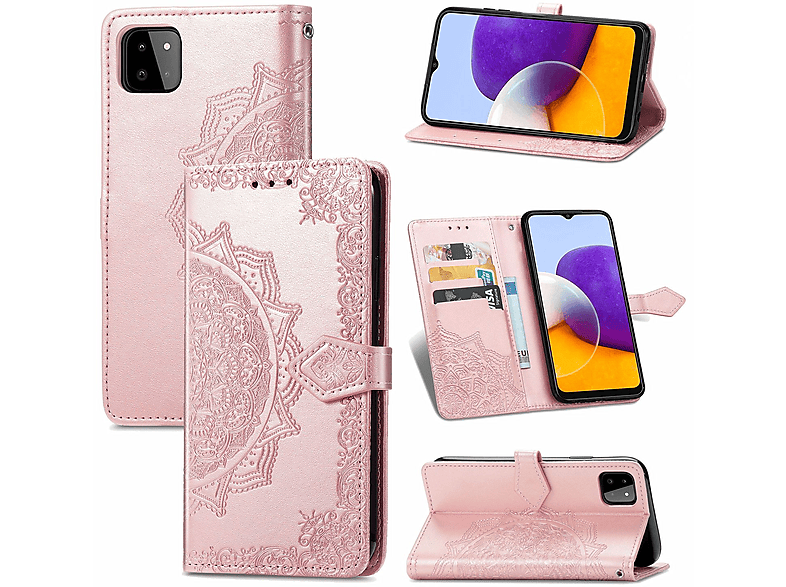 Case, 120 Galaxy DESIGN 5G, Bookcover, KÖNIG Book Samsung, A22