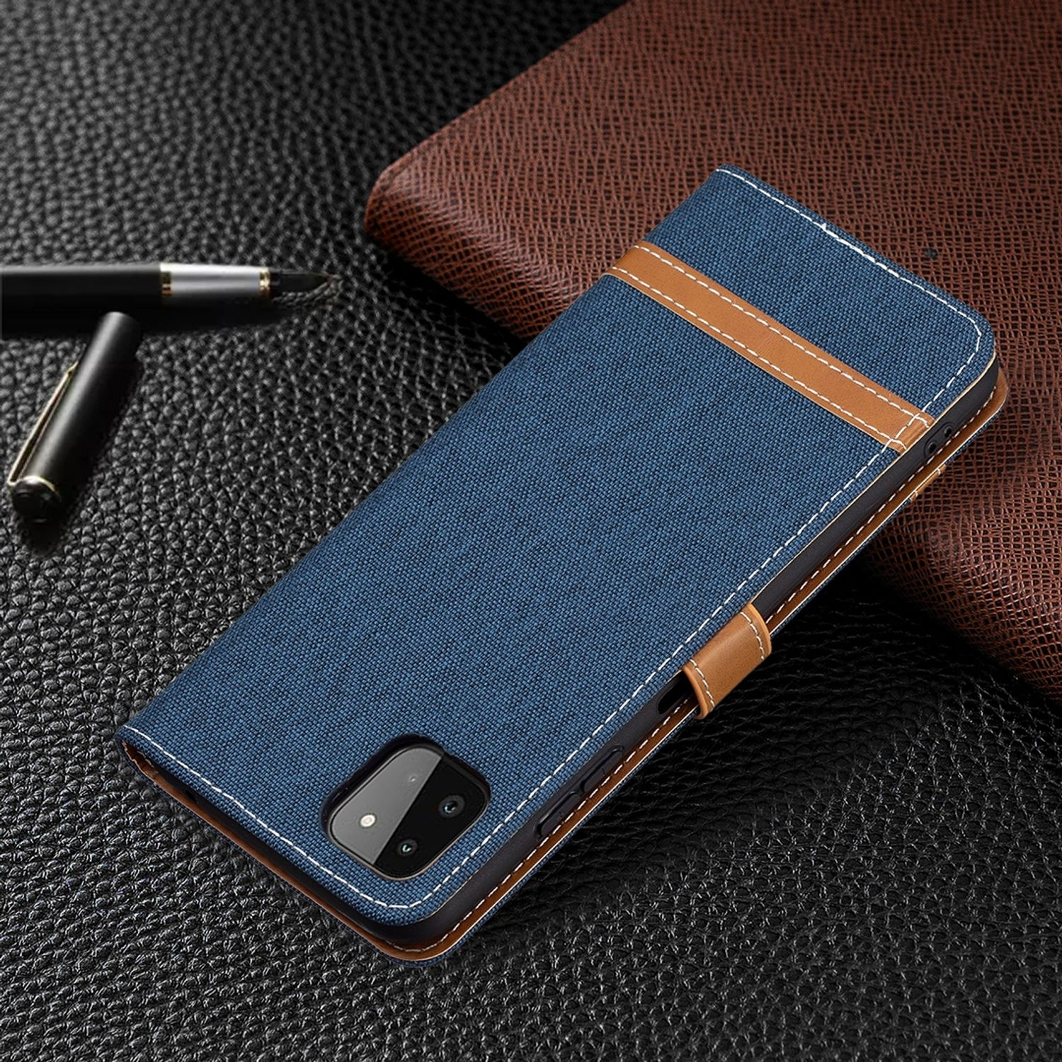 Samsung, 60 DESIGN Case, KÖNIG A22 Bookcover, Book 5G, Galaxy