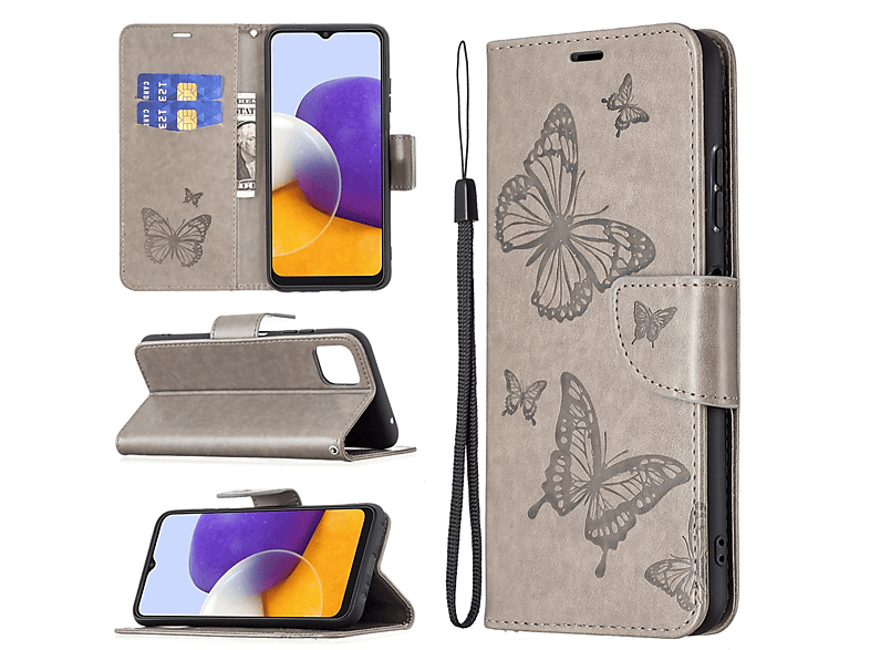 Samsung, Bookcover, 5G, 40 Galaxy A22 KÖNIG Book Case, DESIGN