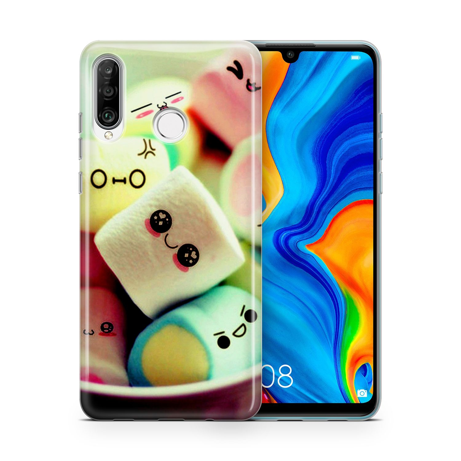 KÖNIG DESIGN Handyhülle, Backcover, Xiaomi, Mi Note 10 Mehrfarbig Pro