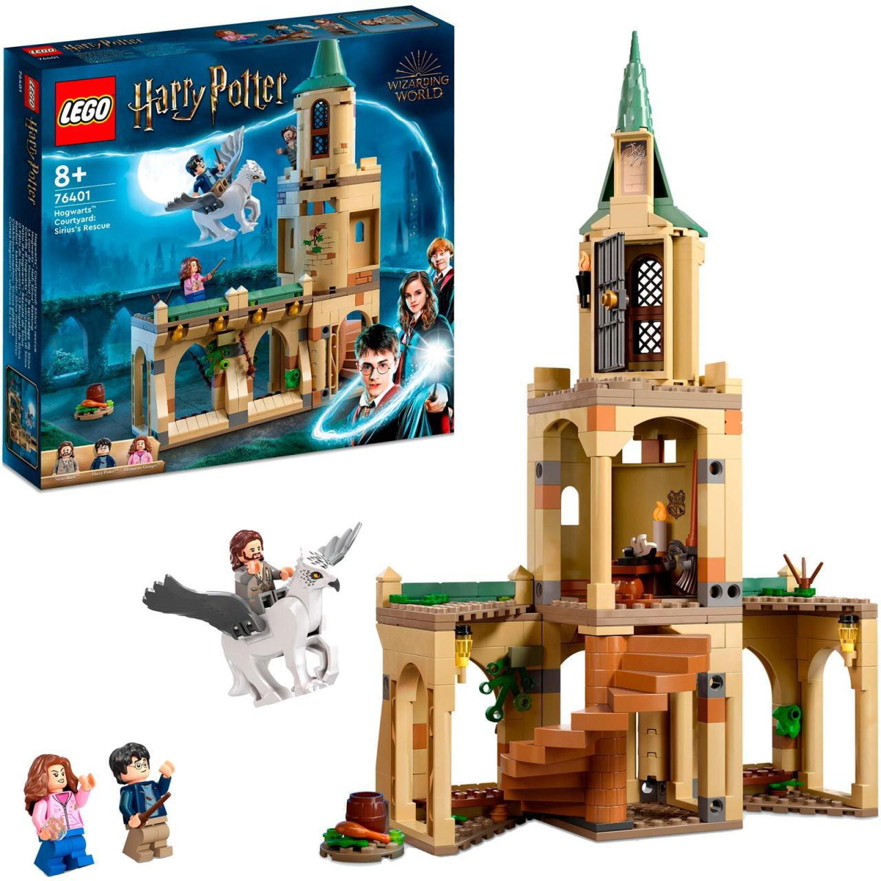 Juego de Construcción - Patio de Hogwarts Rescate de Sirius 76401 Harry Potter LEGO, 8A