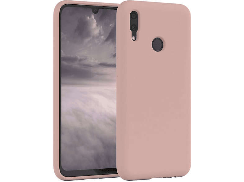 EAZY CASE Premium Backcover, Smart Braun (2019), P Silikon Rosa Handycase, Huawei