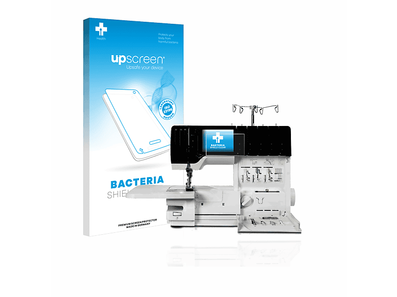 UPSCREEN antibakteriell klare Schutzfolie(für Bernina L 890)