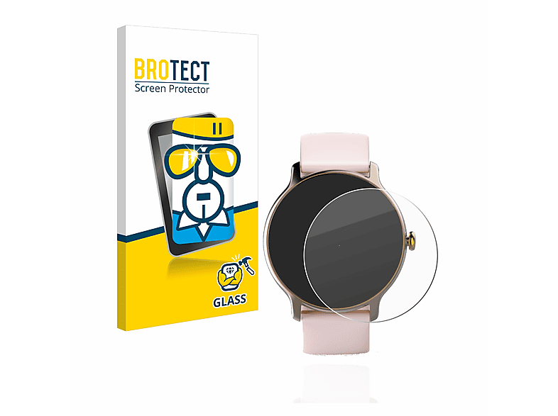 BROTECT 9H klares Schutzglas(für Hama Fit 4910) Watch