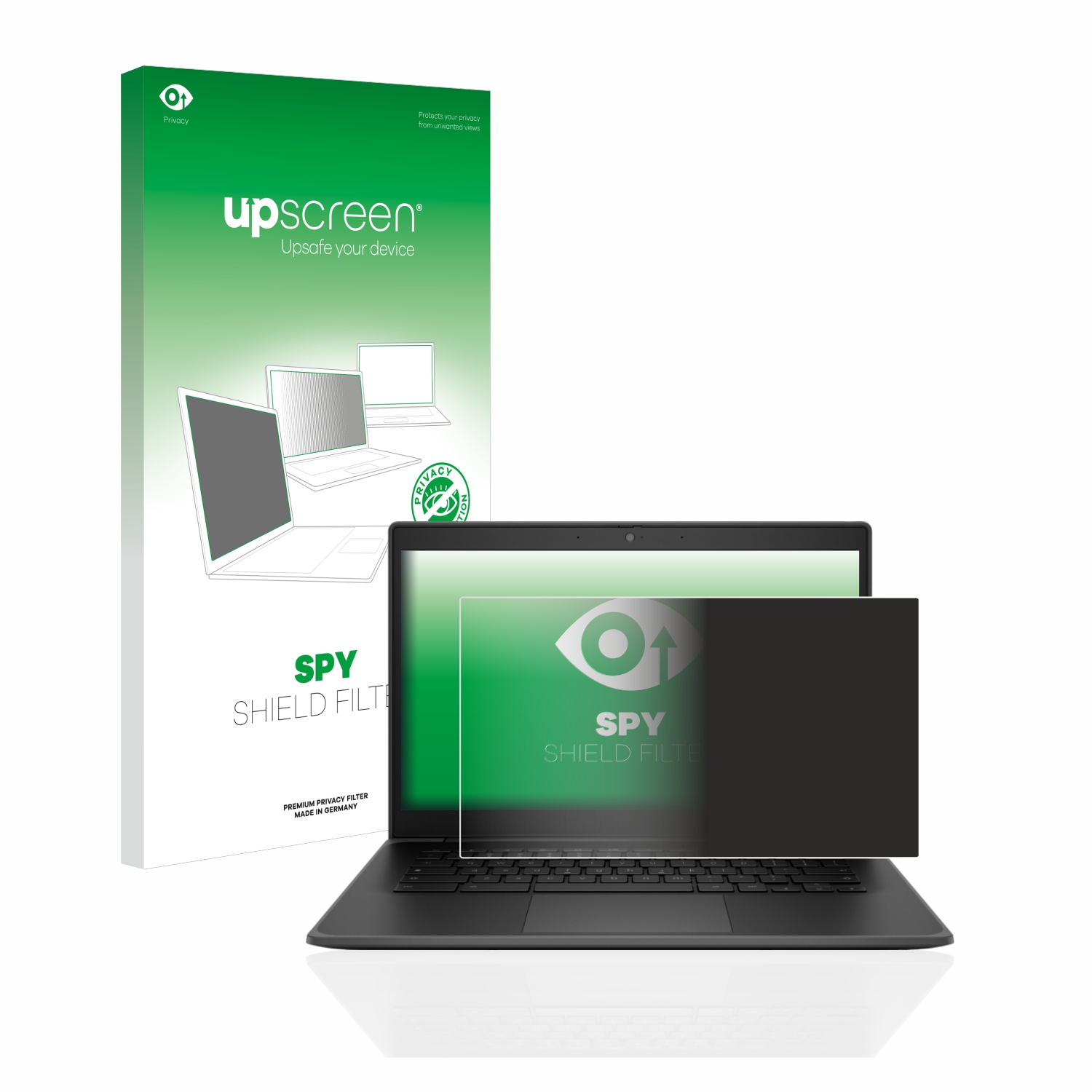 HP UPSCREEN Anti-Spy G10) Blickschutzfilter(für Fortis Chromebook 14