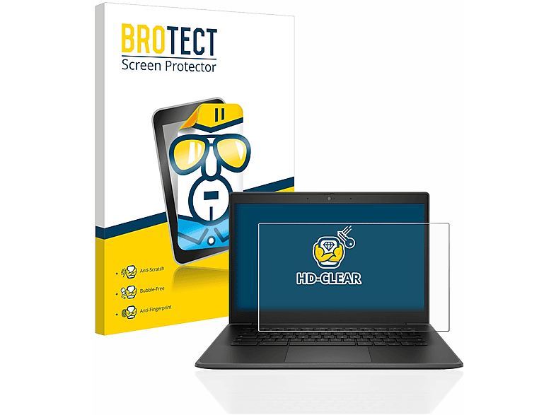 BROTECT klare Schutzfolie(für HP Chromebook Fortis G10) 14