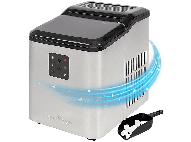 PROFICOOK PC-EWB 1253 Eiswürfelmaschine (120 Watt, Silber)