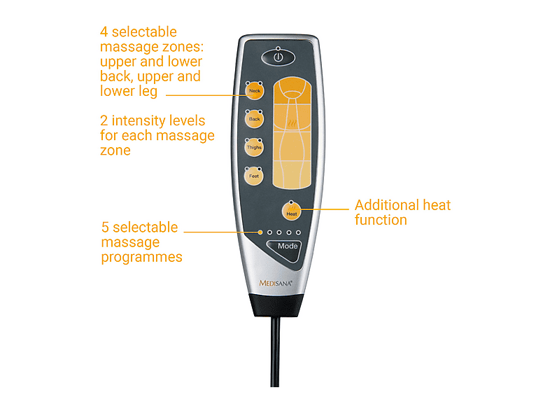 MEDISANA MM 825 Massagematte | MediaMarkt