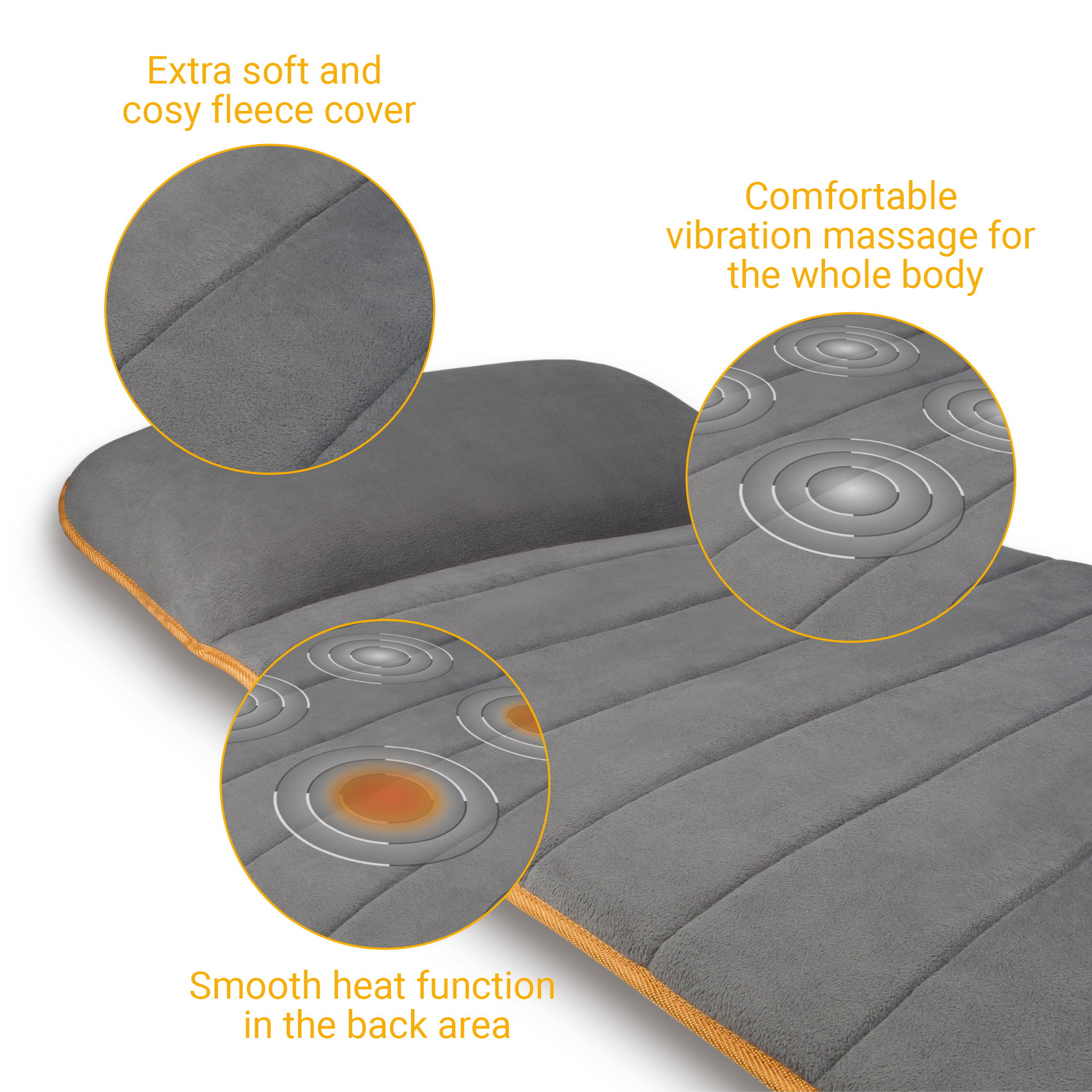 medisana massagematte mit vibrations- und wärmefunktion mm 80l Vibration Game Chair main image 0