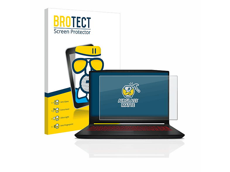 BROTECT Airglass matte Schutzfolie(für MSI Katana GF66 12) | Pflege & Schutz