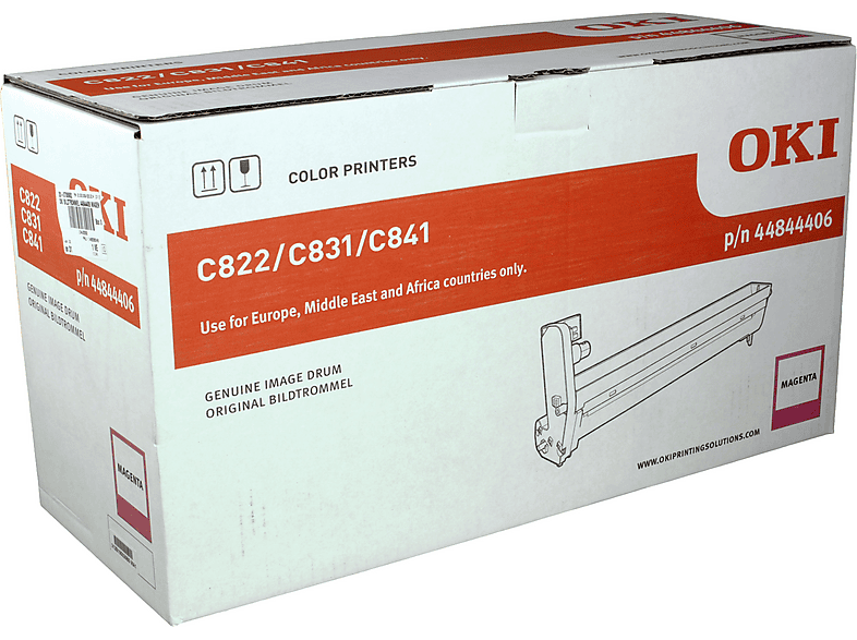 OKI 44844406 Drum Unit - Bildtrommel Magenta OKI C822dn C831dn C841dn | Toner Tinte Druckerzubehör Original