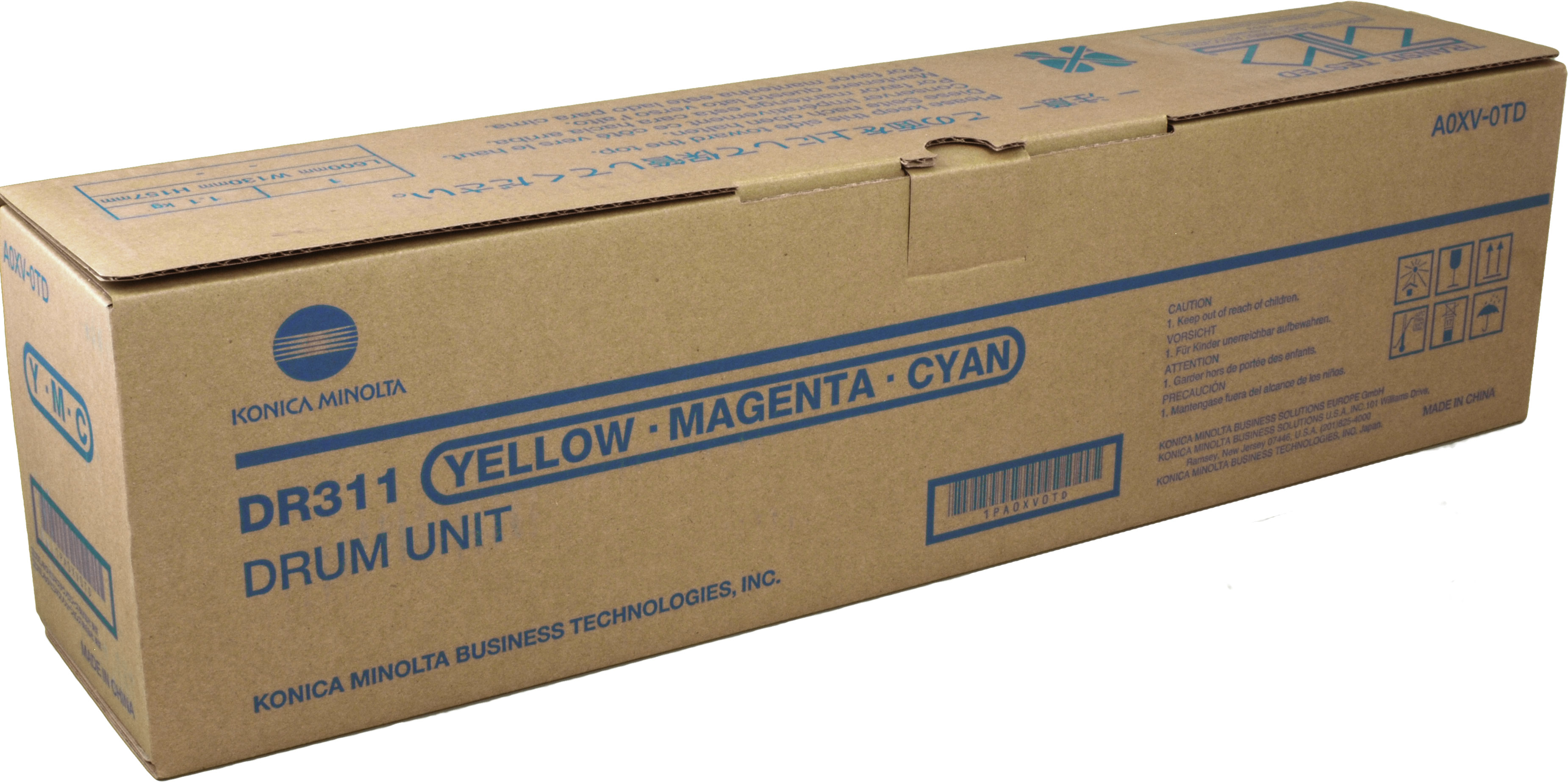 KONICA MINOLTA DR-311C Trommel yellow cyan, (A0XV0TD) magenta
