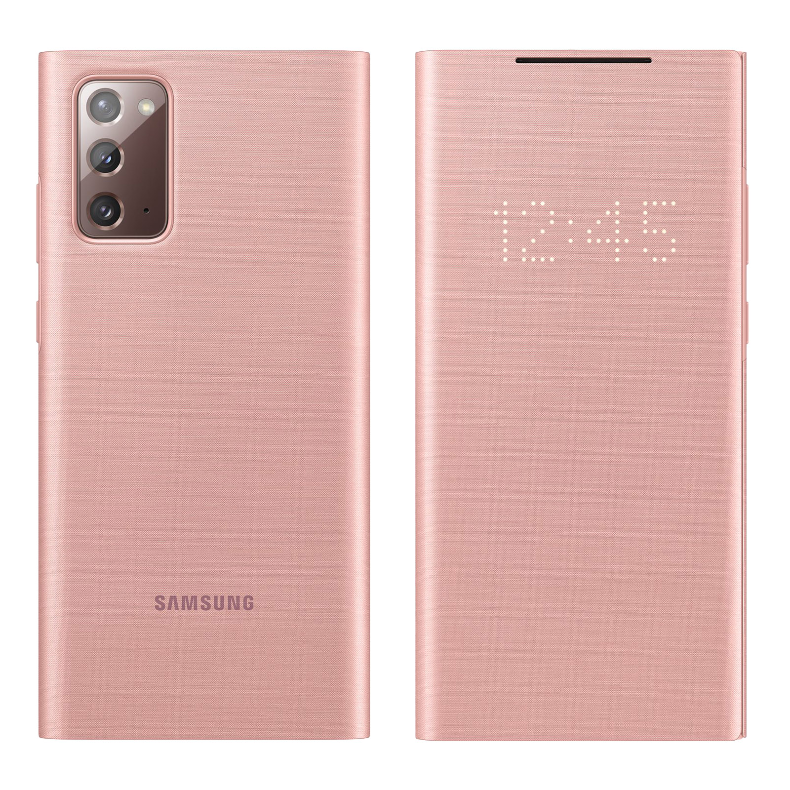 SAMSUNG LED-View Bookcover, Samsung, Rosegold Cover Note Series, Galaxy 20