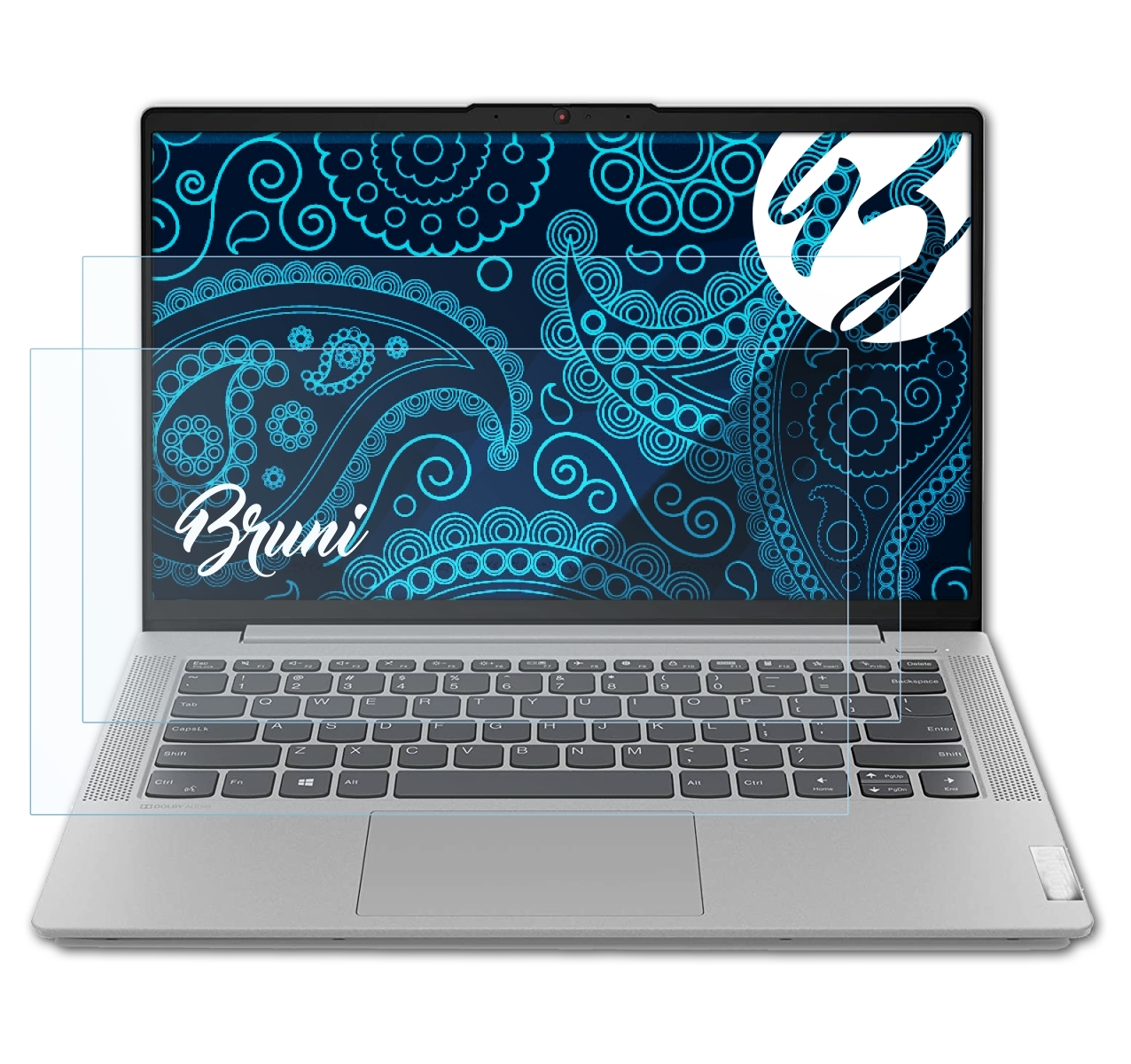 BRUNI 2x IdeaPad Schutzfolie(für Basics-Clear Lenovo Inch)) (14 5