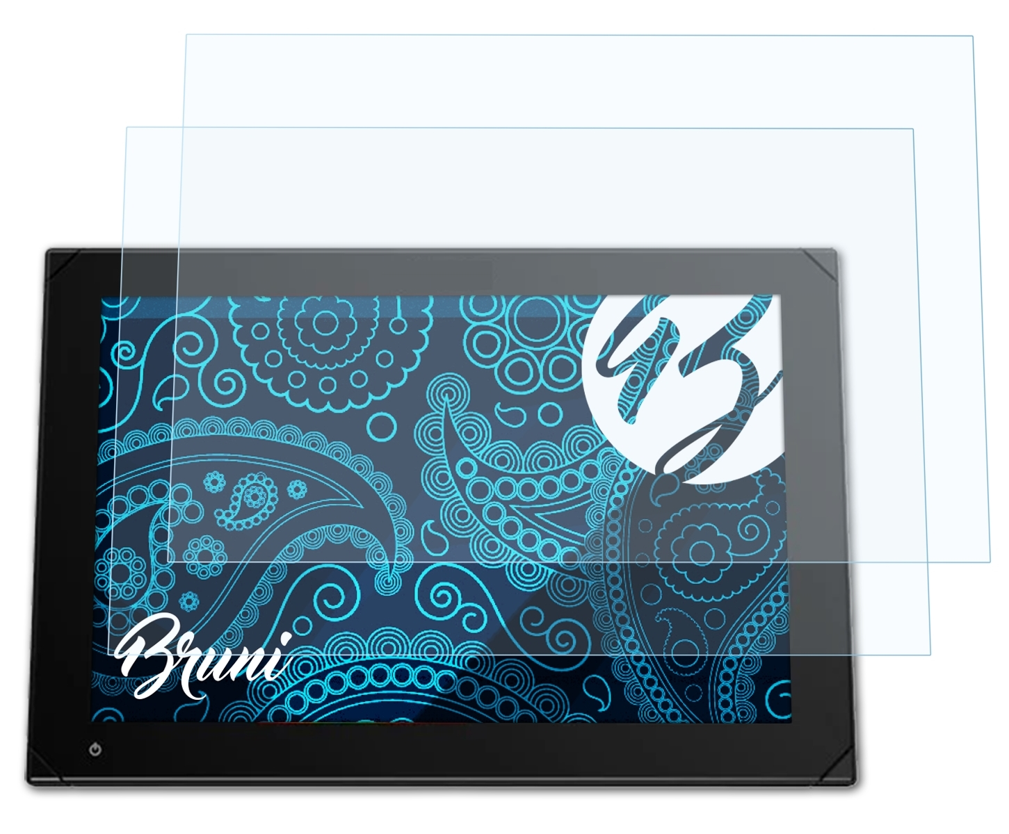 BRUNI 2x Basics-Clear Schutzfolie(für NSX Inch)) 3012 (12 Simrad