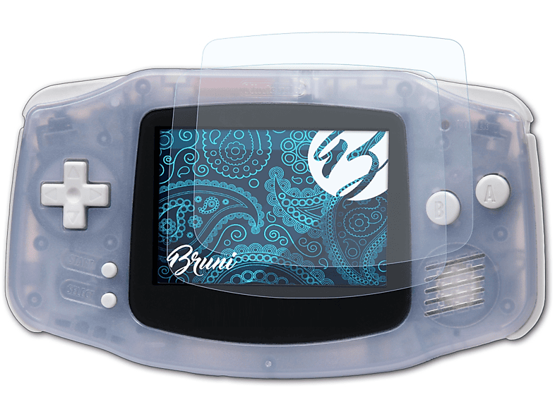 BRUNI 2x Basics-Clear Schutzfolie(für Nintendo Boy Game Advance)