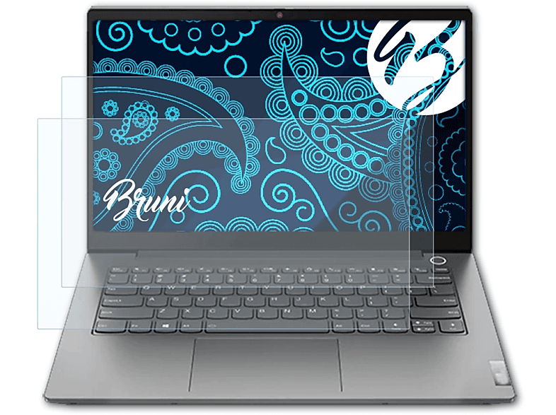 Lenovo ThinkBook Schutzfolie(für BRUNI 14 Basics-Clear (Gen 3)) 2x