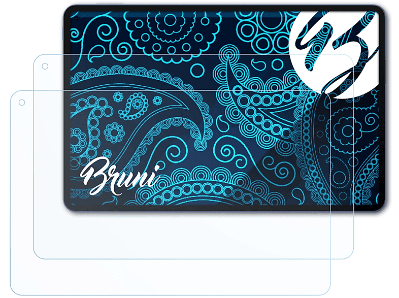 BRUNI 2x Basics-Clear Schutzfolie(für Chuwi HiPad Pro)