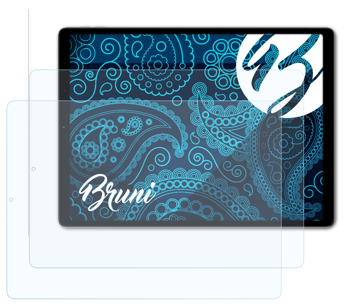 BRUNI 2x Basics-Clear Schutzfolie(für Chuwi HiPad Plus)