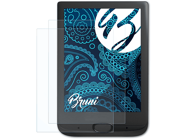 Basics-Clear PocketBook BRUNI 3) Schutzfolie(für 2x Basic Lux