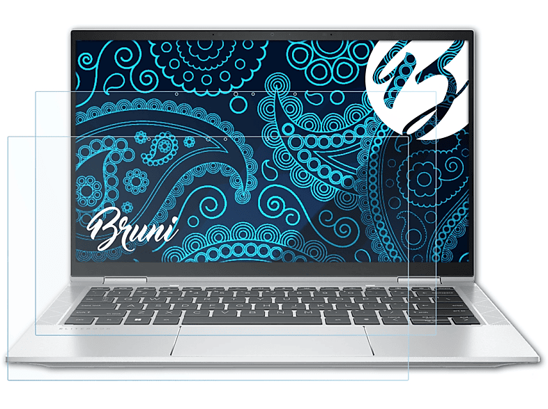 BRUNI 2x Basics-Clear Schutzfolie(für HP G8) EliteBook x360 1030