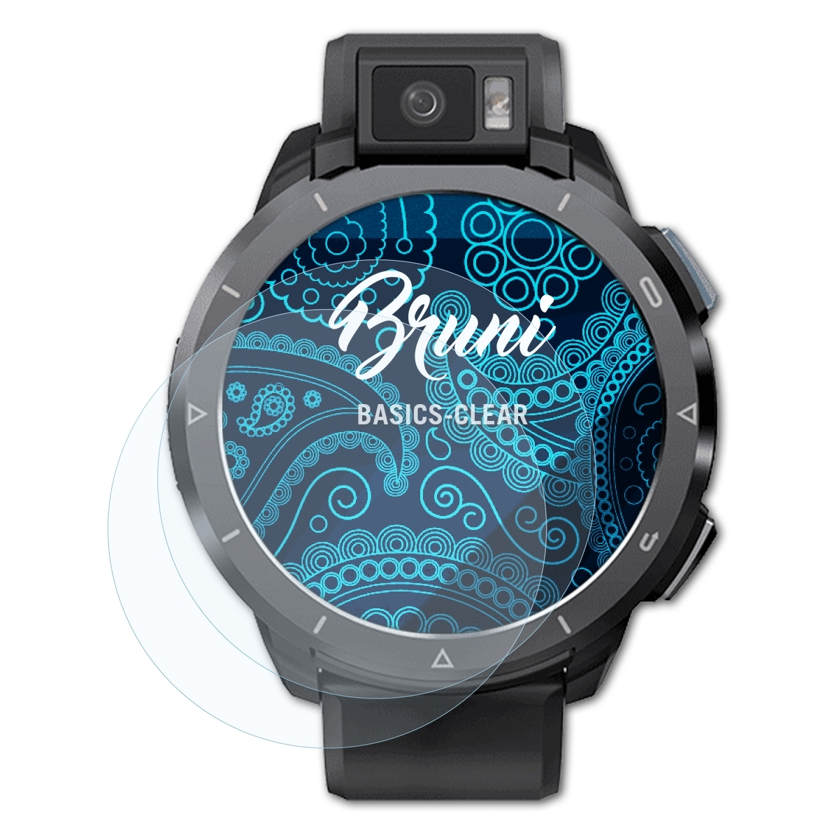 2x Optimus 2) BRUNI Basics-Clear Schutzfolie(für Kospet